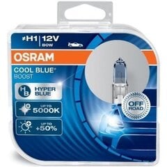 Autopirnid Osram Cool Blue Boost H1, 80W, 2 tk цена и информация | Автомобильная ксеноновая лампа D2R 6000К (Китай) | kaup24.ee