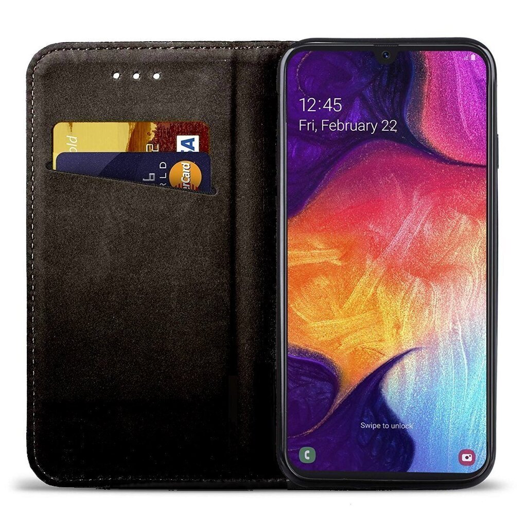 Hallo Book Case Raamatulaadne telefoni ümbris Samsung Galaxy A33, must hind ja info | Telefoni kaaned, ümbrised | kaup24.ee