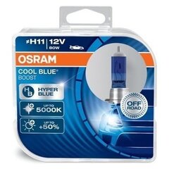 Autopirnid Osram Cool Blue Boost H11, 80W, 2 tk цена и информация | Автомобильная ксеноновая лампа D2R 6000К (Китай) | kaup24.ee