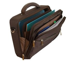 Addison MDC04 notebook case 35.8 cm (14.1") Briefcase Brown цена и информация | Футляры, чехлы для фотоаппаратов и объективов | kaup24.ee
