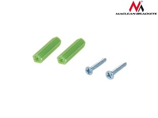 Cable cover strip Maclean MC-693 W 60x20x750mm Aluminum straight open and order цена и информация | Кабели и провода | kaup24.ee