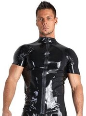 Men&amp;#039;s latex shirt m цена и информация | Сексуальное бельё для мужчин | kaup24.ee