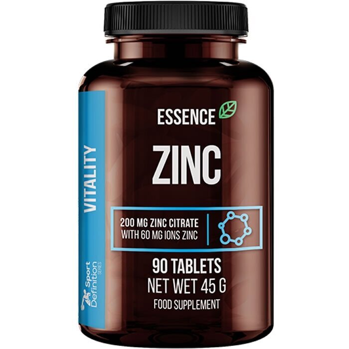 Tabletid Sport Definition Essence Zinc (90 tk) hind ja info | Vitamiinid, toidulisandid, preparaadid tervise heaoluks | kaup24.ee