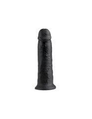 Фаллоимитатор KING COCK 10" COCK, черный, 25.4 см цена и информация | Фаллоимитаторы | kaup24.ee