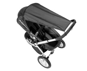 La bebe™ Visor Art.64360 Grey Универсальный козырек на коляску. Универсальная защита от солнца +ПОДАРОК сумочка для хранения цена и информация | Аксессуары для колясок | kaup24.ee