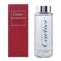 Dušigeel Cartier Declaration meestele 200 ml hind ja info | Lõhnastatud kosmeetika meestele | kaup24.ee