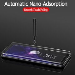 LCD kaitsev karastatud klaas Nano Optics 5D UV Glue Samsung S22 Plus kumer läbipaistev цена и информация | Защитные пленки для телефонов | kaup24.ee