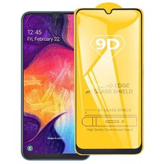 Защитное стекло 9D Full Glue для Samsung S22 Plus, чёрное цена и информация | Защитные пленки для телефонов | kaup24.ee