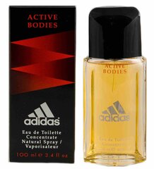 Adidas Active Bodies EDT для мужчин 100 ml цена и информация | Мужские духи | kaup24.ee