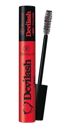 Dermacol Devilash + 196% Volume ripsmetušš 12 ml, Black цена и информация | Ripsmetušid, lauvärvid, silmapliiatsid, seerumid | kaup24.ee