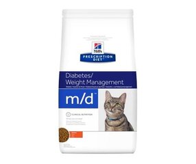 Сухой корм для кошек Hills Prescription Diet m/d Feline, 1.5 кг цена и информация | Сухой корм для кошек | kaup24.ee