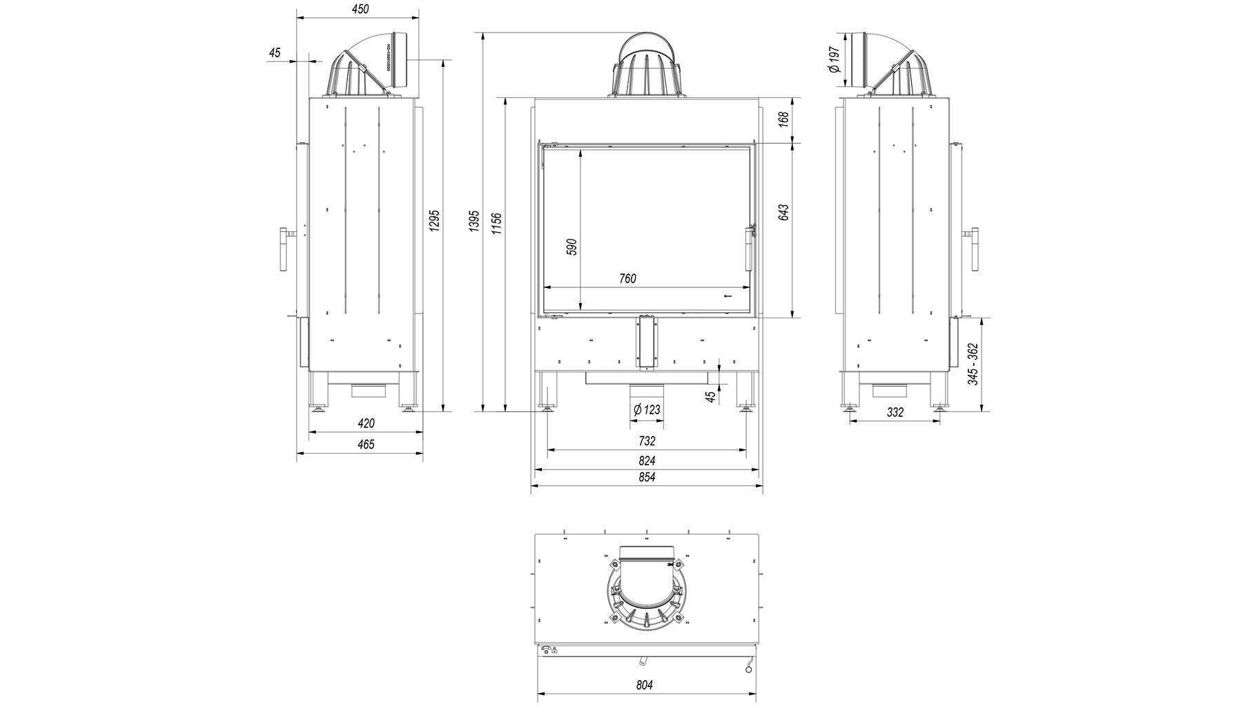 Kamin Kratki Lucy 15 hind ja info | Kaminad | kaup24.ee