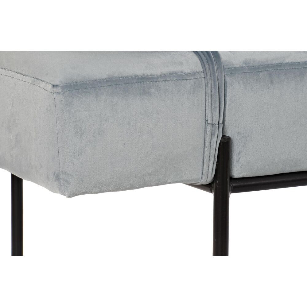 Diivan-lamamistool DKD Home Decor Metall Polüester Taevasinine (140 x 59 x 42 cm) hind ja info | Diivanid ja diivanvoodid | kaup24.ee