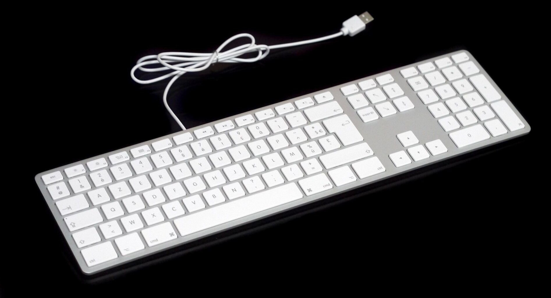 MATIAS Keyboard aluminum MAC HUB 2XUSB SILVER hind ja info | Klaviatuurid | kaup24.ee