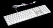MATIAS Keyboard aluminum MAC HUB 2XUSB SILVER hind ja info | Klaviatuurid | kaup24.ee