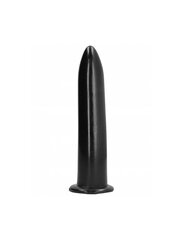 Имитатор пениса ALL BLACK DILDO, 20 см цена и информация | Анальные игрушки | kaup24.ee