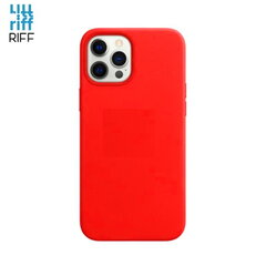 Riff Thin & Soft silikoonist ümbris pehme kiuga sees Apple iPhone 12 Pro Max Red jaoks цена и информация | Чехлы для телефонов | kaup24.ee