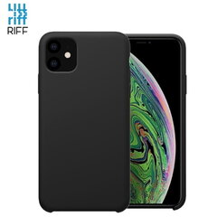 Riff Тонкий & Мягкий силиконовый чехол-крышка с мягкой подкладкой для Apple iPhone 11 Pro Max Черный цена и информация | Чехлы для телефонов | kaup24.ee