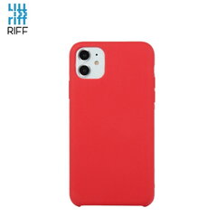 Riff Thin & Soft silikoonist ümbris pehme kiuga sees Apple iPhone 11 (6,1") Red jaoks hind ja info | Telefoni kaaned, ümbrised | kaup24.ee