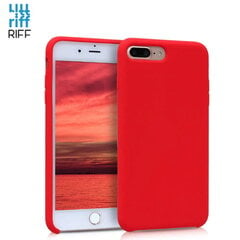 Riff Thin & Soft silikoonist ümbris pehme kiuga sees Apple iPhone 7/8 / iPhone SE (2020) Red jaoks цена и информация | Чехлы для телефонов | kaup24.ee