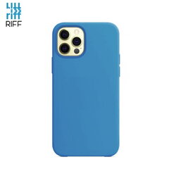 Riff Thin & Soft silikoonist ümbris pehme kiuga sees Apple iPhone 12 mini Blue jaoks hind ja info | Telefoni kaaned, ümbrised | kaup24.ee