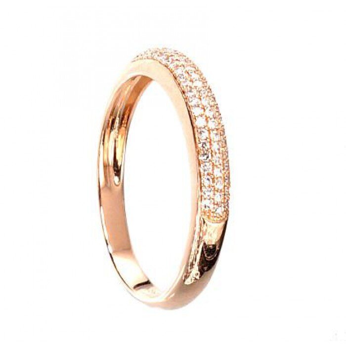 Punasest kullast sõrmus briljandiga Diamond Sky "Melissandra IV", proov 585 4752263013193 hind ja info | Sõrmused | kaup24.ee