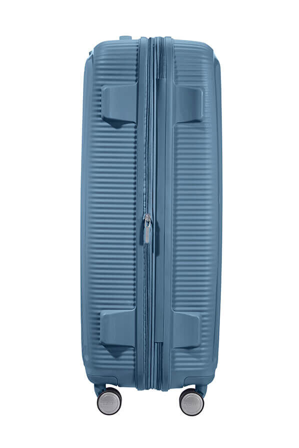 Keskmine reisikohver American Tourister Soundbox Stone Blue Spinner 67 cm hind ja info | Kohvrid, reisikotid | kaup24.ee