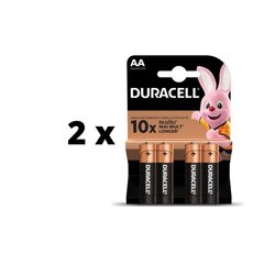 Батарейки DurAcell AA, LR6, 4 шт. x 2 уп. упаковка цена и информация | Батарейки | kaup24.ee