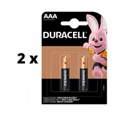 Patareid Duracell AAA, LR03, 2 tk x 2 pakk. pakett hind ja info | Patareid | kaup24.ee