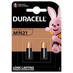 Patareid Duracell MN21, 2 tk. x 1 pakk pakett цена и информация | Батарейки | kaup24.ee