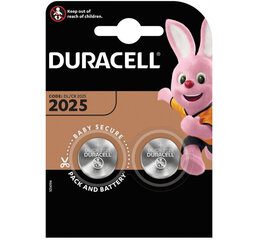 Patareid Duracell 2025, 2 tk. x 1 pakk pakett hind ja info | Patareid | kaup24.ee