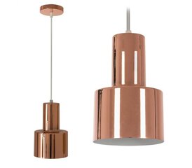Metallist laelamp, kaasaegne roosikuld hind ja info | Rippvalgustid | kaup24.ee
