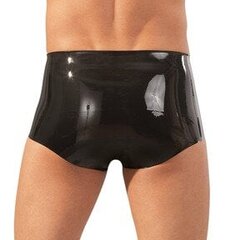 Men&amp;#039;s latex pants black s/m цена и информация | Сексуальное бельё для мужчин | kaup24.ee