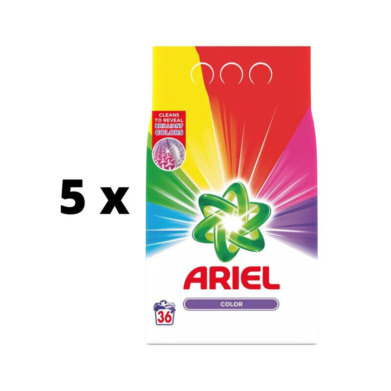 Pesupulber Ariel Color, 36 pesu x 5 tk. pakett цена и информация | Pesuvahendid | kaup24.ee