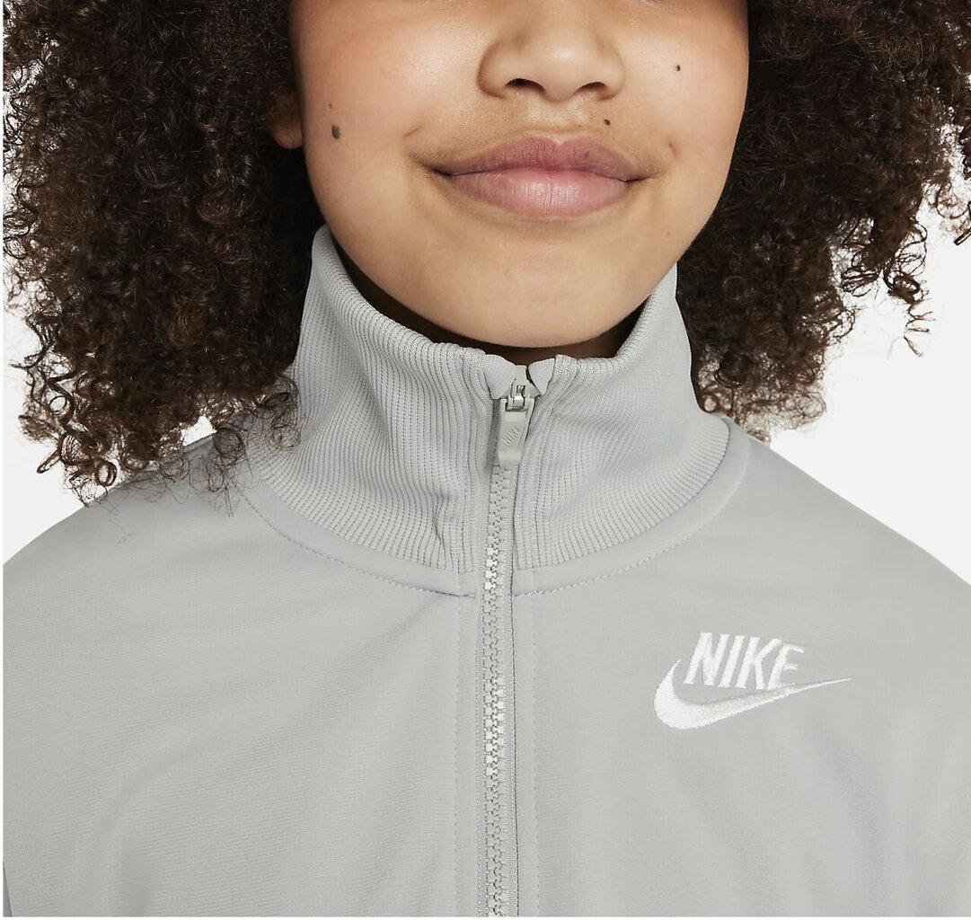 Nike Spordikostüümid G Nsw Hw Trk Suit Grey DD6302 077 DD6302 077/M hind ja info | Komplektid tüdrukutele | kaup24.ee