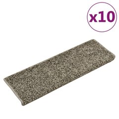 vidaXL trepimatid 10 tk, 65 x 25 cm, hall цена и информация | Ковры | kaup24.ee