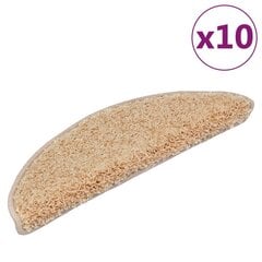 vidaXL trepivaibad 10 tk, 56 x 20 cm, kreemjas hind ja info | Vaibad | kaup24.ee