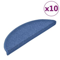 vidaXL trepivaibad 10 tk, 56 x 20 cm, sinine цена и информация | Ковры | kaup24.ee