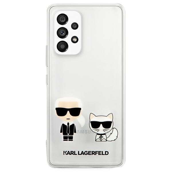 Karl Lagerfeld KLHCA53CKTR, sobib Samsung A53 5G A536, läbipaistev hind ja info | Telefoni kaaned, ümbrised | kaup24.ee