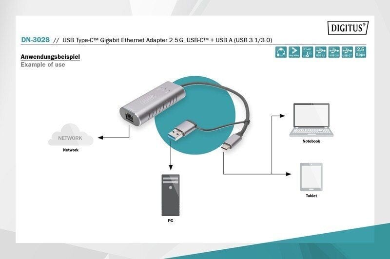 Digitus DN-3028 цена и информация | Ruuterid | kaup24.ee