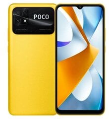 Poco C40 4/64GB MZB0B4LEU Poco Yellow цена и информация | Мобильные телефоны | kaup24.ee