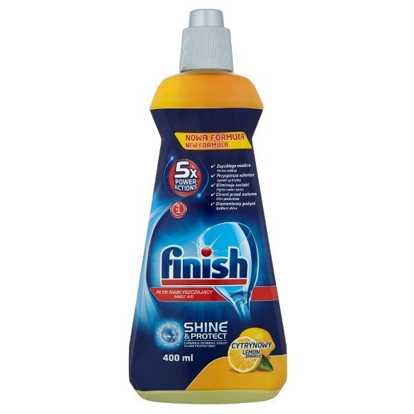 Nõudepesumasina loputusvahend Finish Rinse AID MAX Lemon 0.4 L hind ja info | Nõudepesuvahendid | kaup24.ee