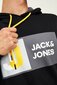 Meeste spordidžemper Jack & Jones 12216327BLACK-L hind ja info | Meeste pusad | kaup24.ee