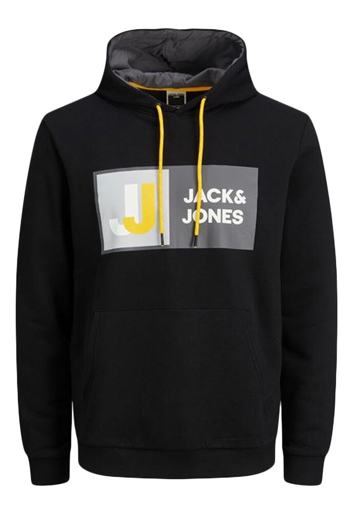 Meeste spordidžemper Jack & Jones 12216327BLACK-L hind ja info | Meeste pusad | kaup24.ee