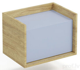 Шкаф низкий Halmar Mobius 1D, коричневый/синий цвет цена и информация | Шкафчики в гостиную | kaup24.ee