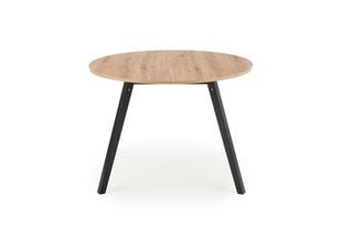 Раскладной стол Halmar Ruben, коричневый/черный цвет цена и информация | Кухонные и обеденные столы | kaup24.ee