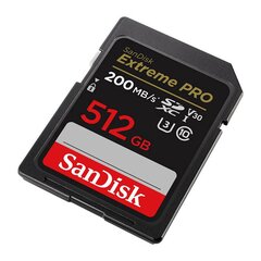 Sandisk Extreme Pro SDXC 512 ГБ цена и информация | Карты памяти | kaup24.ee