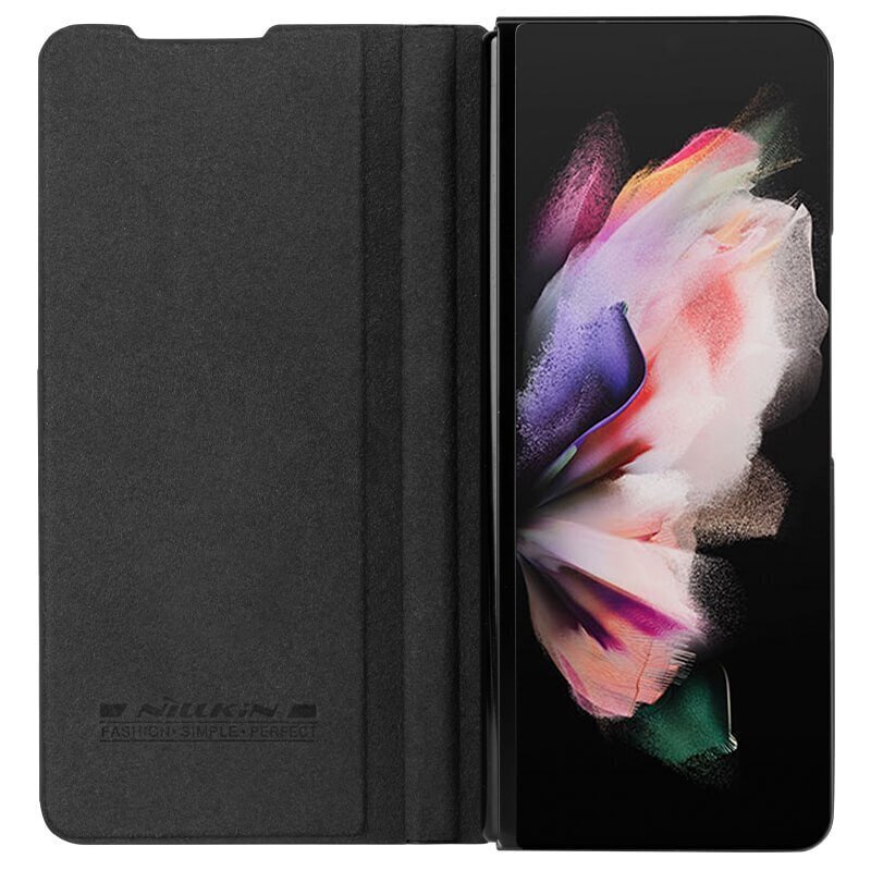 Nillkin Qin Book Case for Samsung Galaxy Z Fold 3 5G Black цена и информация | Telefoni kaaned, ümbrised | kaup24.ee