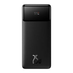 Väline aku Power Bank Baseus Bipow Type-C PD+2xUSB 25W 20000mAh 20000mAh LCD-ga must PPBD020301 цена и информация | Зарядные устройства Power bank | kaup24.ee