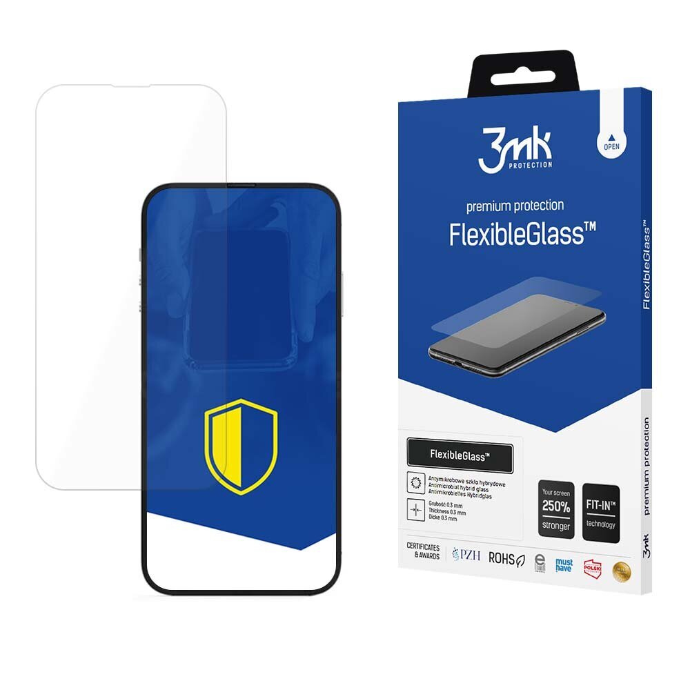 Apple iPhone 14/14 Pro - 3mk FlexibleGlass™ screen protector цена и информация | Ekraani kaitsekiled | kaup24.ee